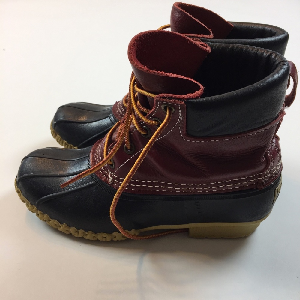 Small Batch LL bean Women's Duck Boots 8M 503046 - Picture 4 of 8